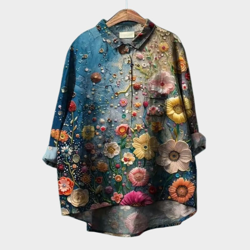 Cheerful Everyday Flattering Blouse