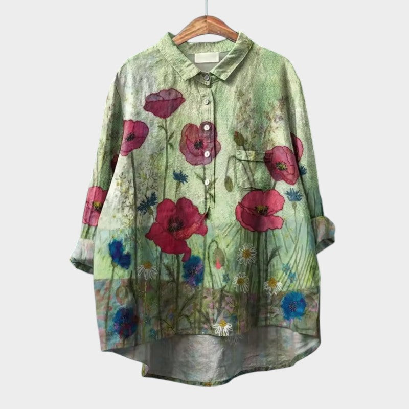Cheerful Everyday Flattering Blouse