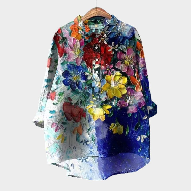 Cheerful Everyday Flattering Blouse