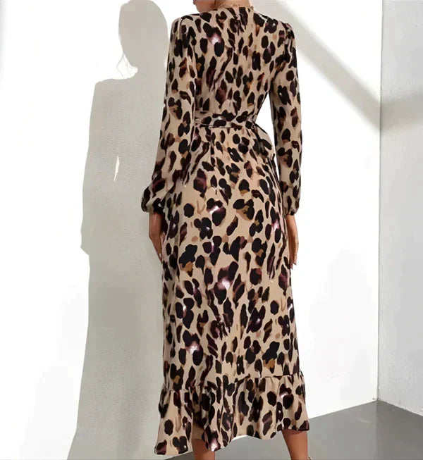 Effortless Elegance Leopard Dress