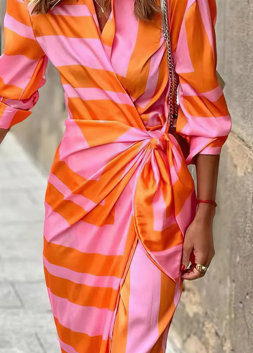 Statement Wrap Dress for Instant Impact