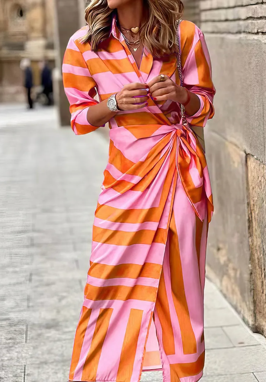 Statement Wrap Dress for Instant Impact