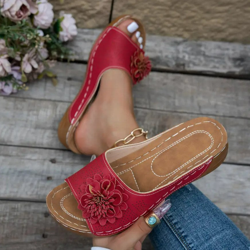 All-Day Floral Comfort Sandals