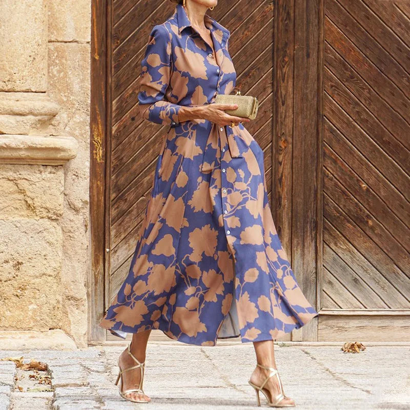 Confident Elegance Shirt Dress