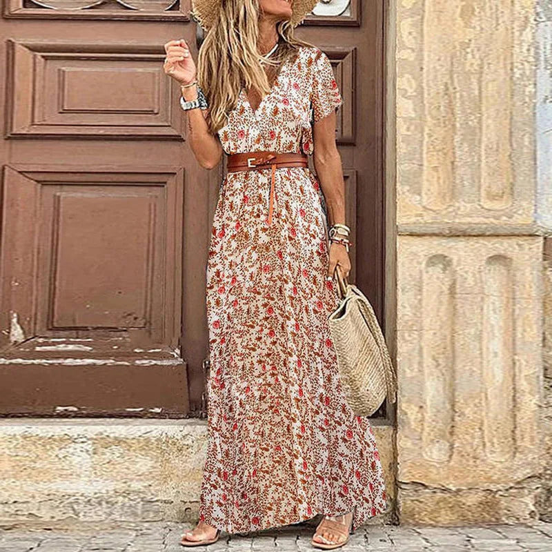 Effortless Floral Elegance Dress