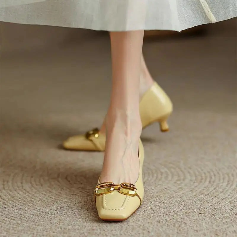 Elegant Patchwork Sandals