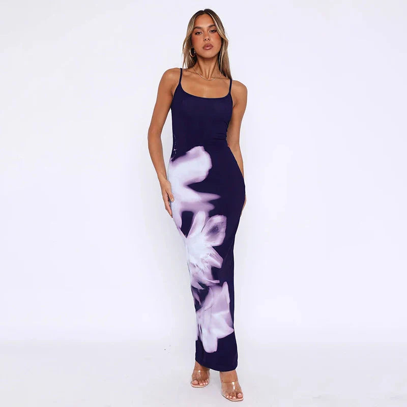 Chic Comfort Printed Maxi Dress