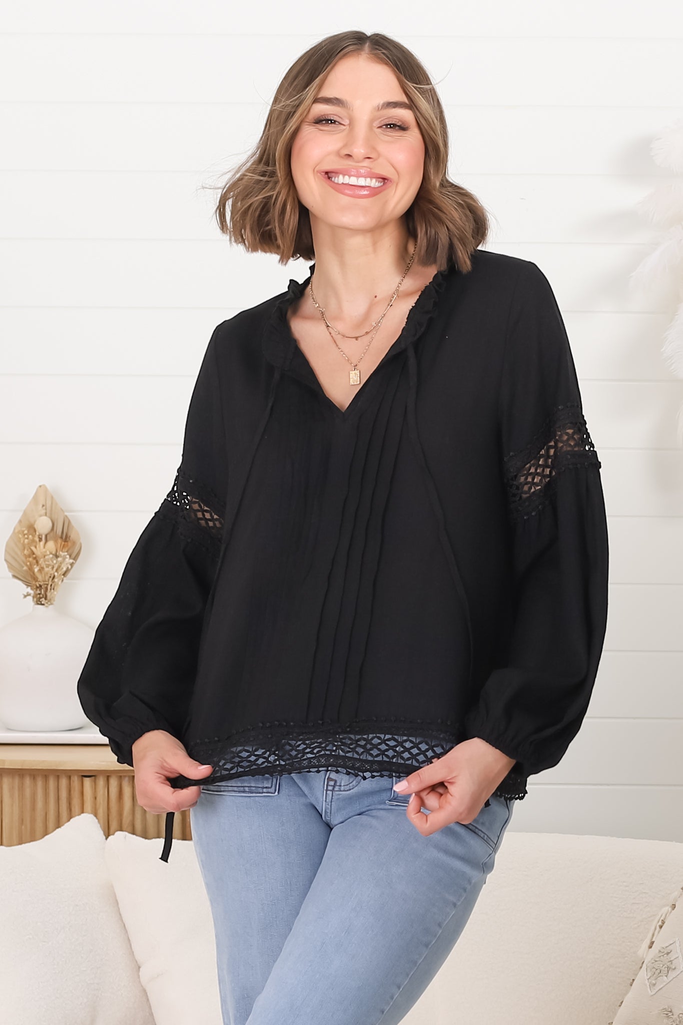 Effortless Day-to-Night Off-White Top