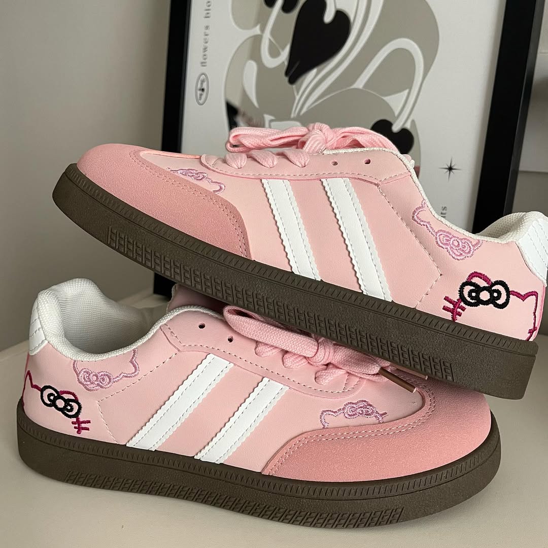 Adorable Embroidered Comfort Sneakers