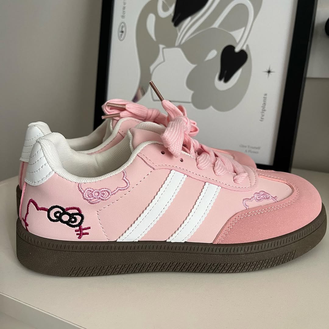 Adorable Embroidered Comfort Sneakers