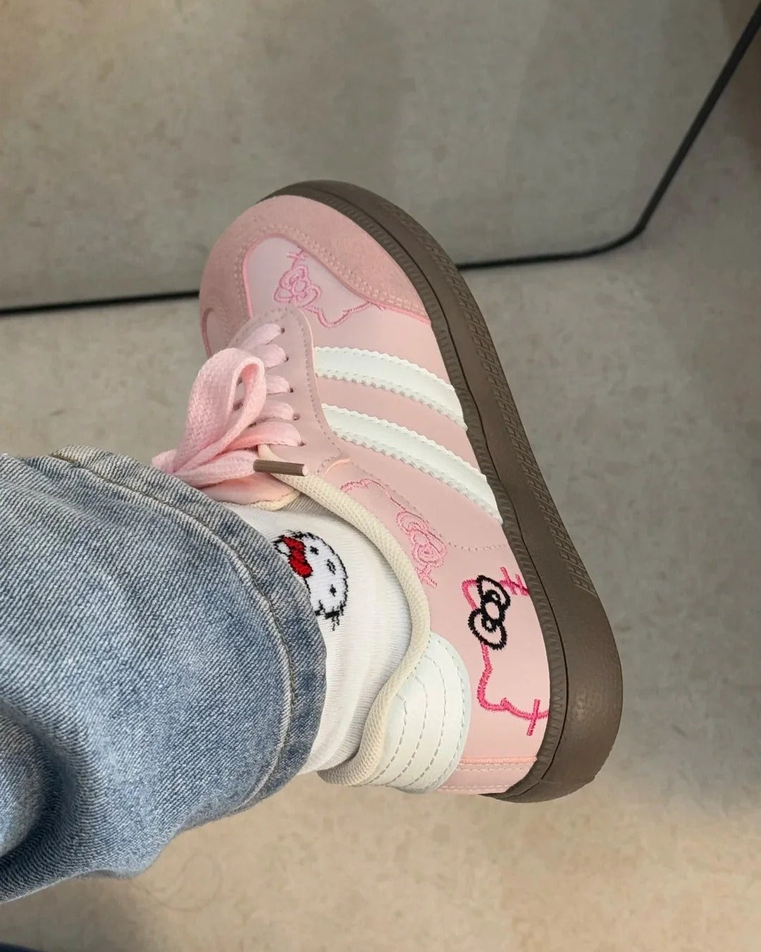 Adorable Embroidered Comfort Sneakers