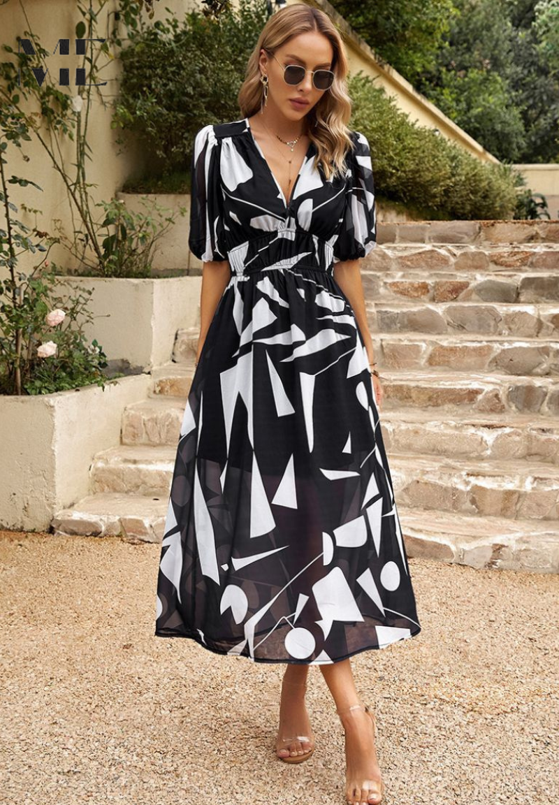 Elegant Tummy-Control Silhouette Dress