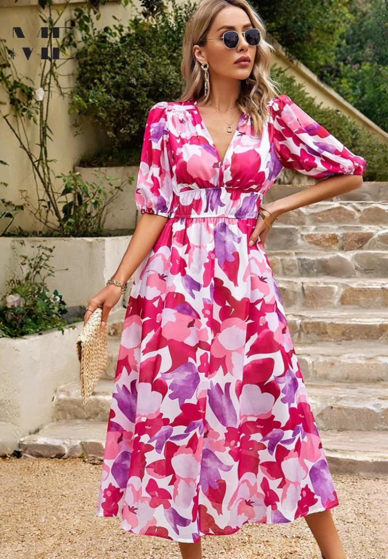 Elegant Tummy-Control Silhouette Dress