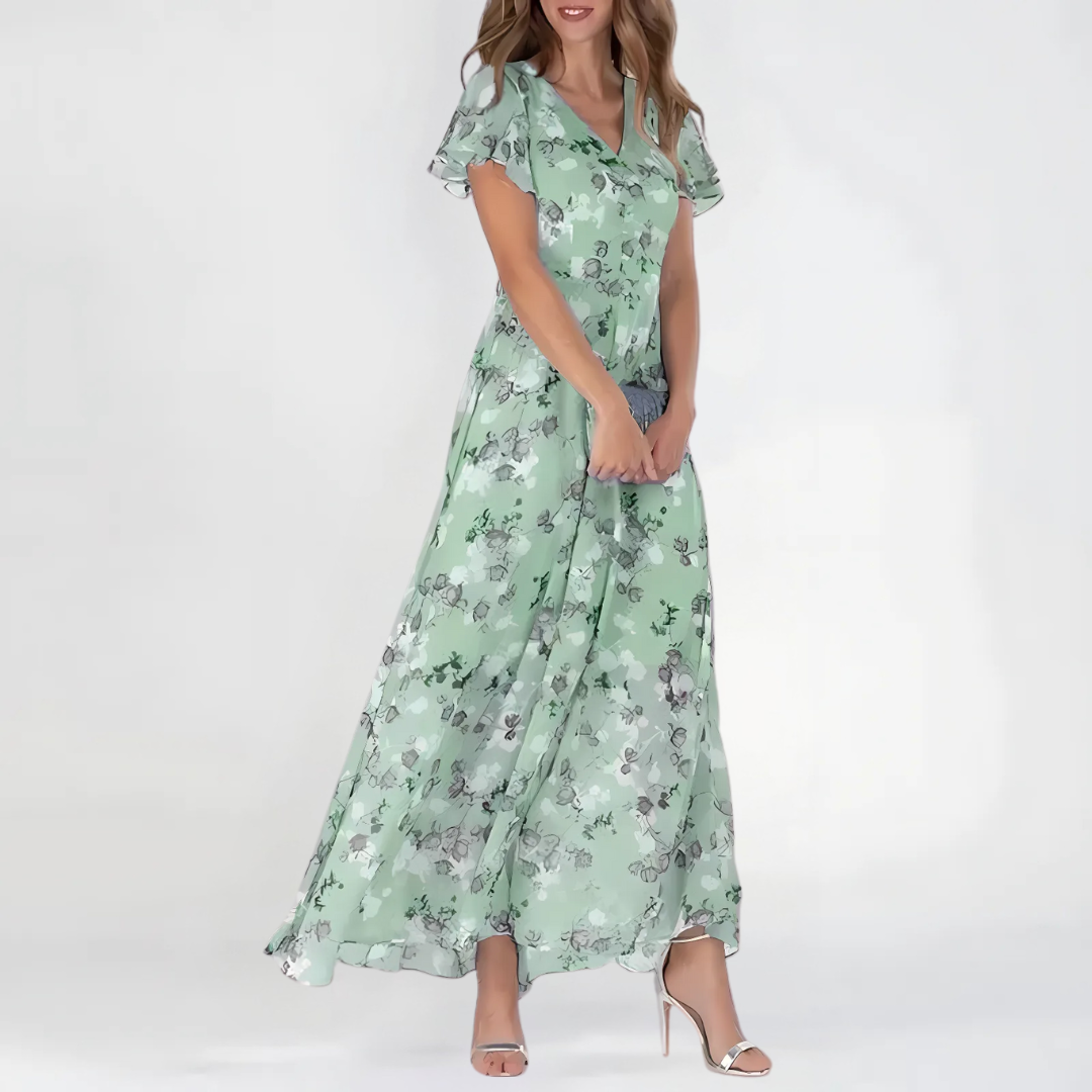 Glamorous Tummy-Flattering Dress