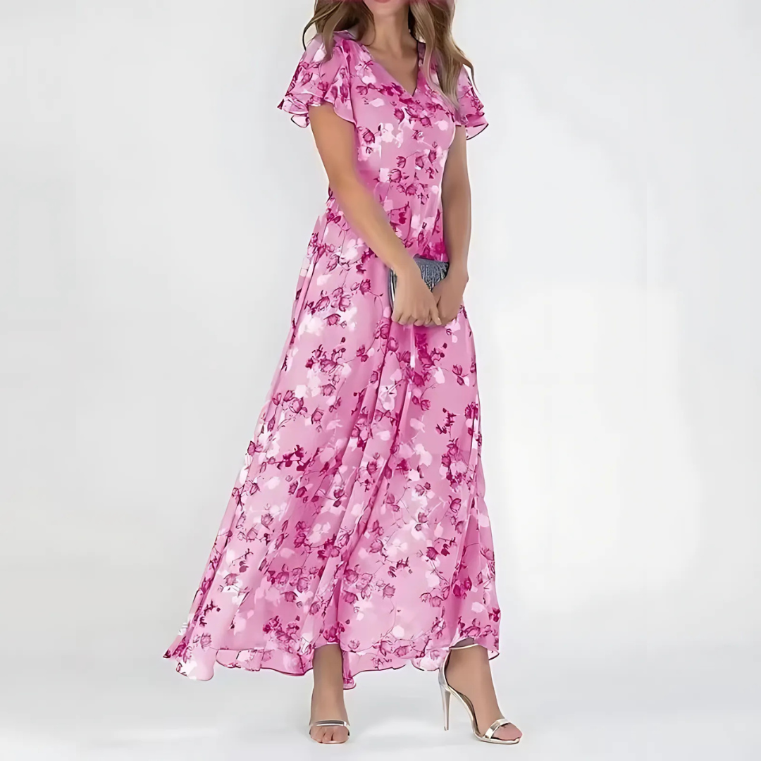 Glamorous Tummy-Flattering Dress