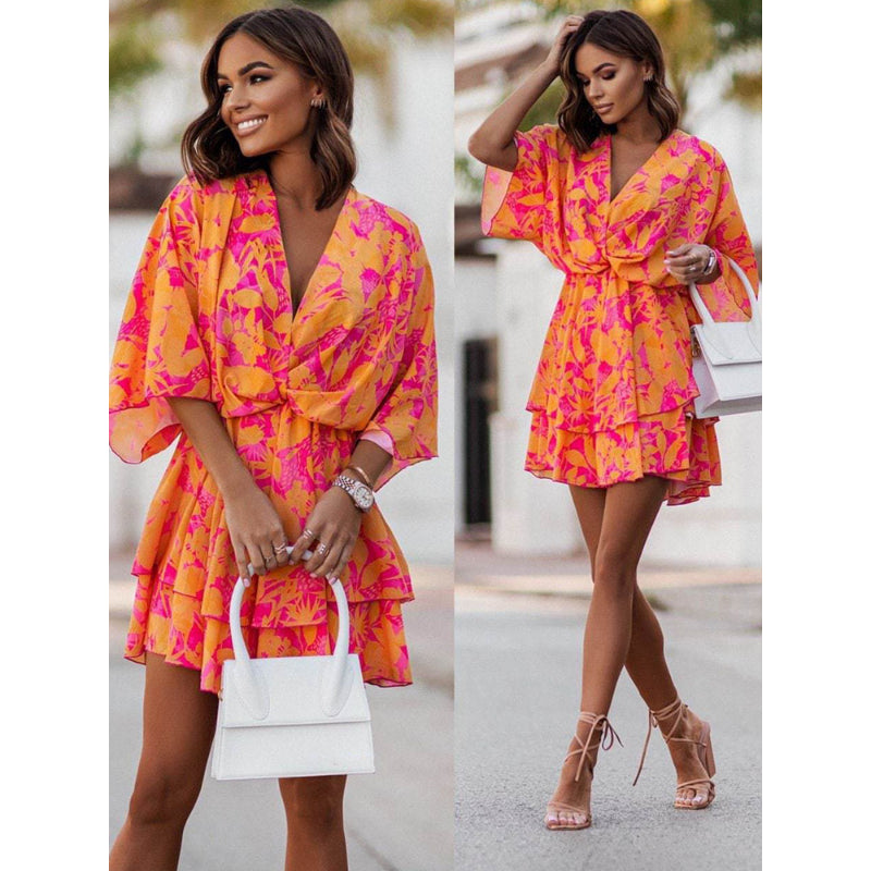 Breezy Boho Floral Dress
