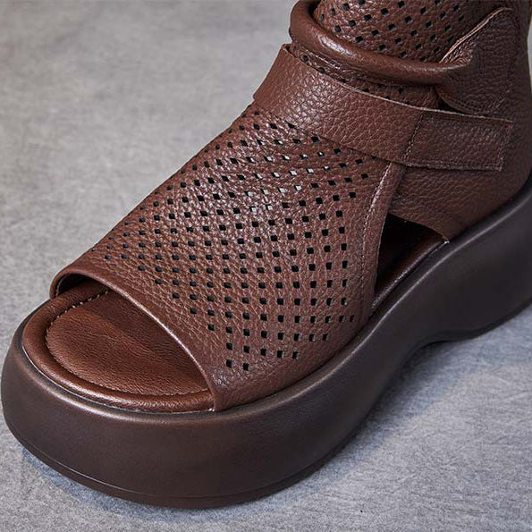All-Day Support Leather Sandals