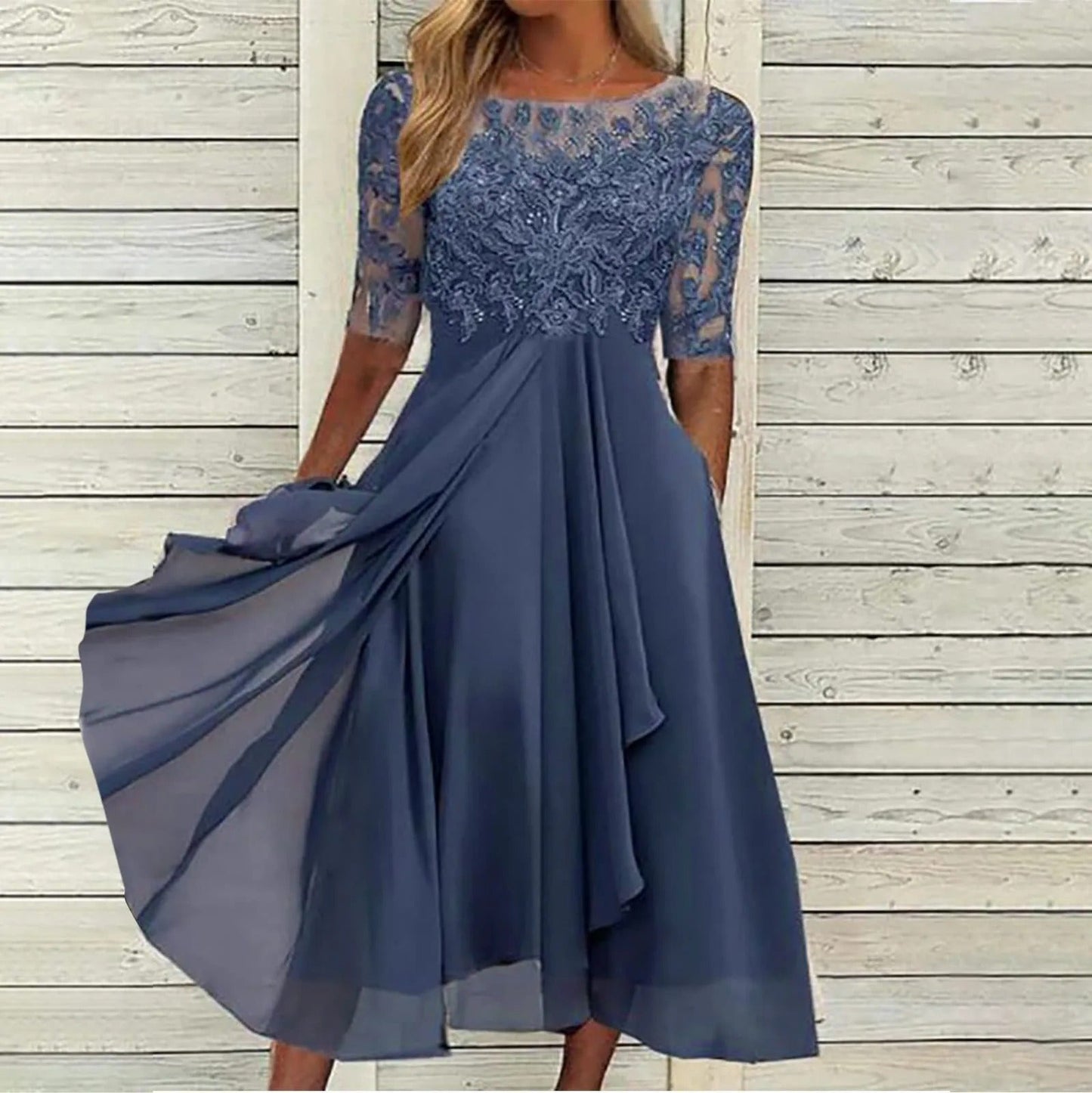 Timeless Lace-Elegant Dress