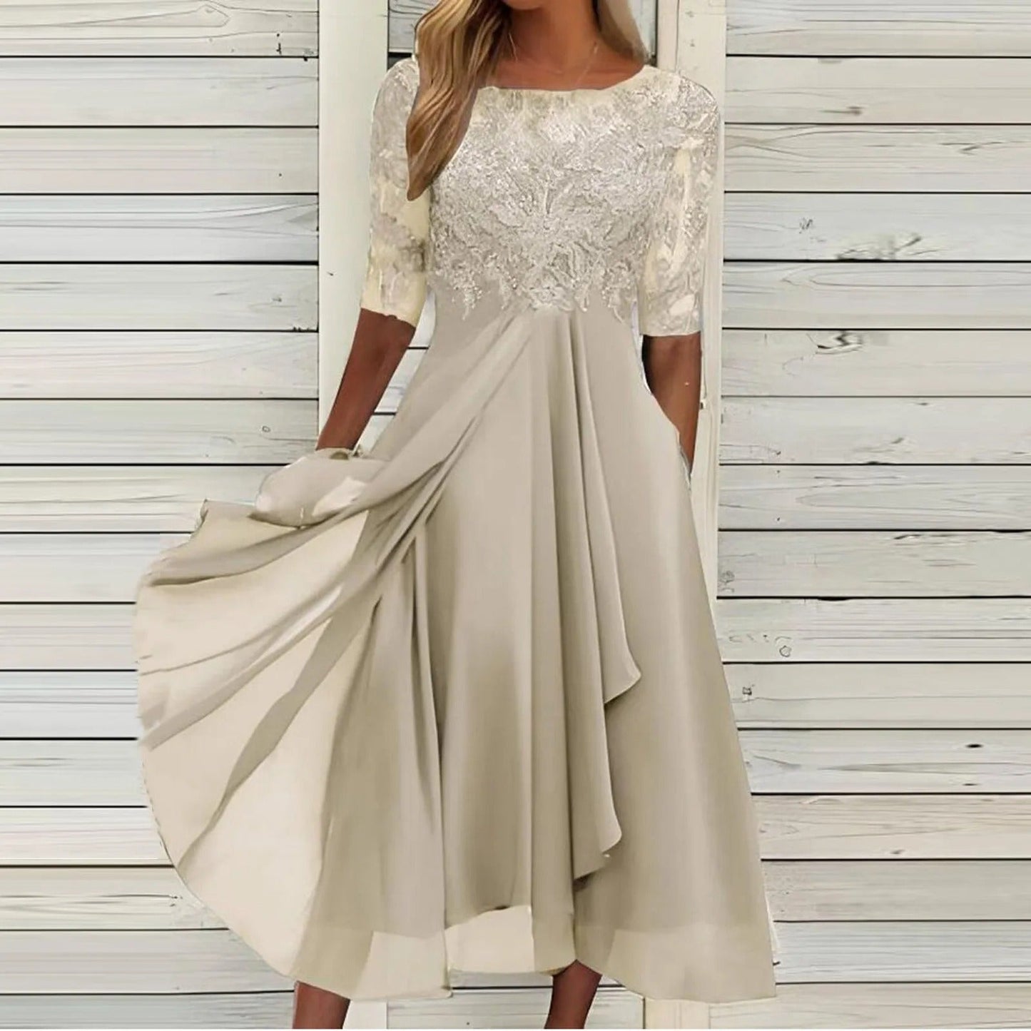 Timeless Lace-Elegant Dress