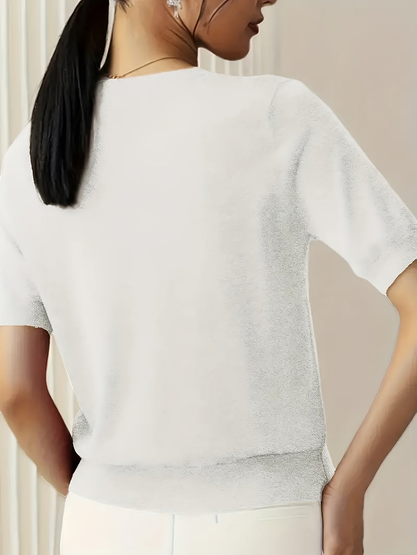 Flattering Cashmere-Blend Sweater