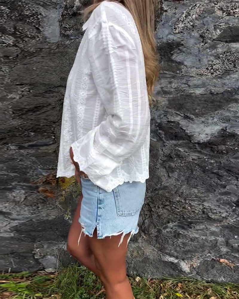 Timeless Chic Button-Up Polo