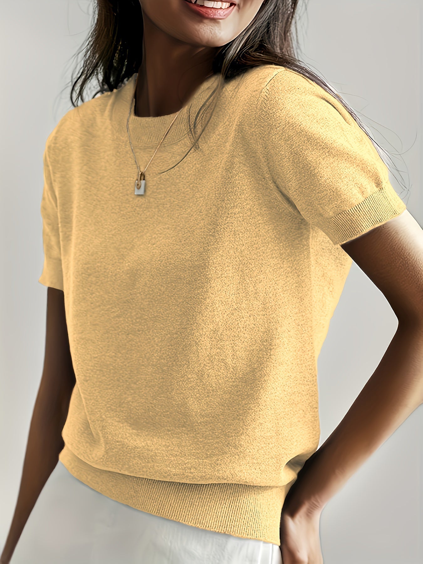 Flattering Cashmere-Blend Sweater