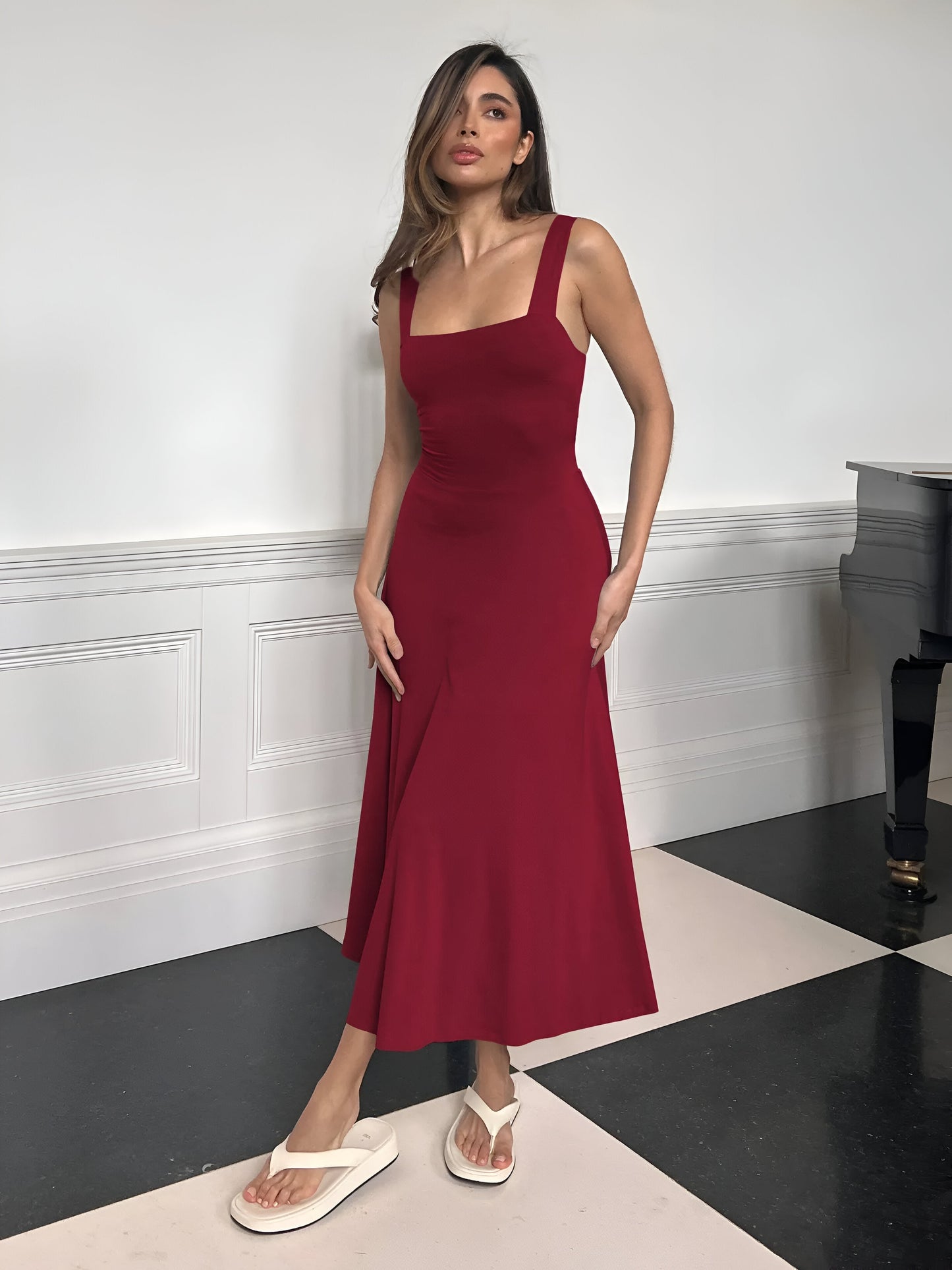 Effortless Chic Midi Dress