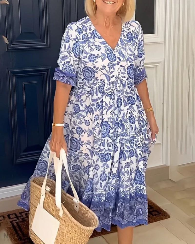 Chic Floral Dress for Effortless Charm