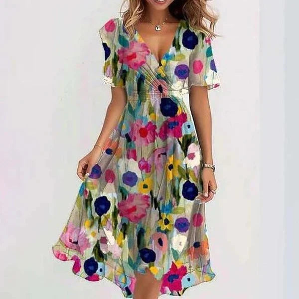 Chic Versatile Short Sleeve Dress