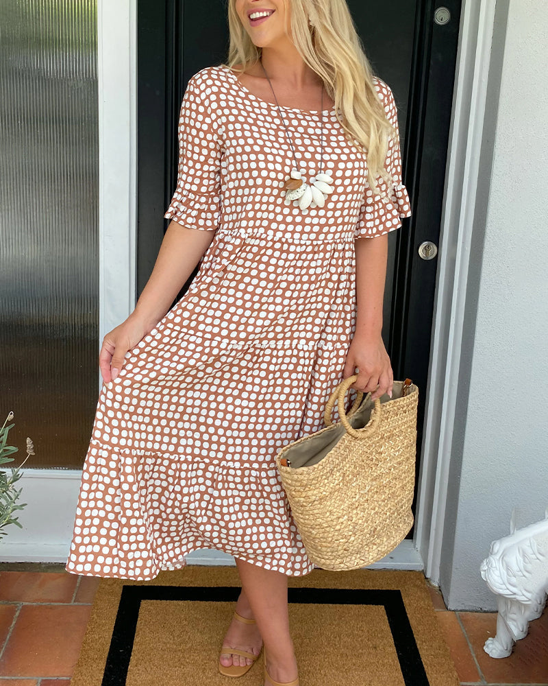 Flirty Vintage Polka Dot Dress