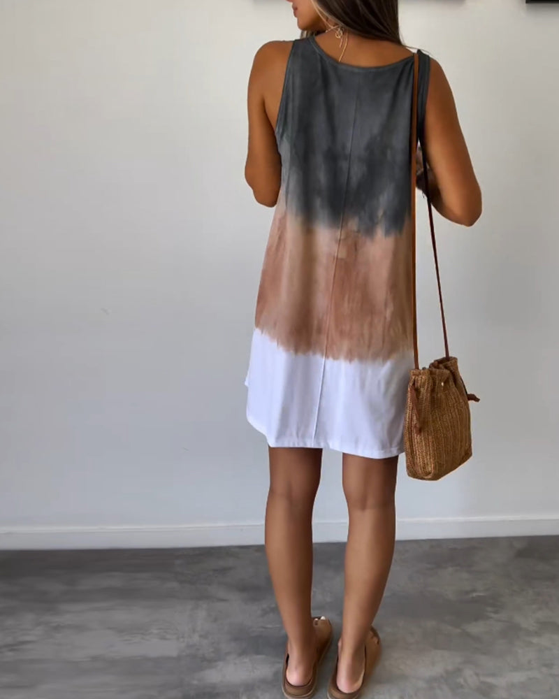 Effortlessly Chic Tie Dye Dress
