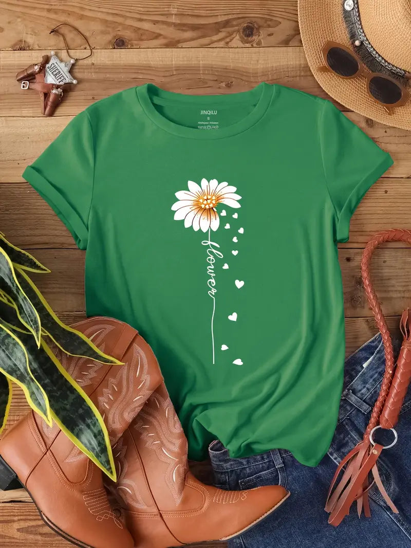 Effortless Chic Floral Tee