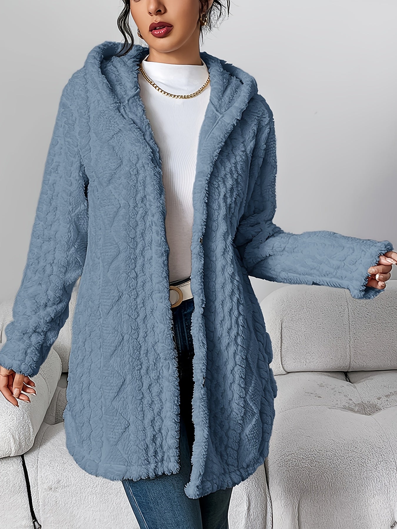 Cozy-Fleece Cardigan
