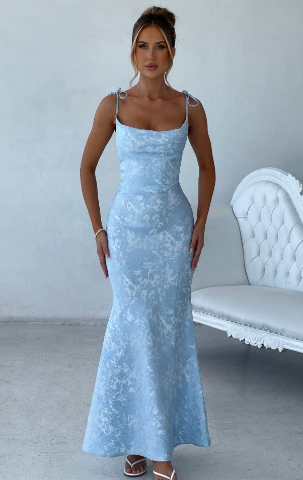 Sensual Floral Maxi Dress