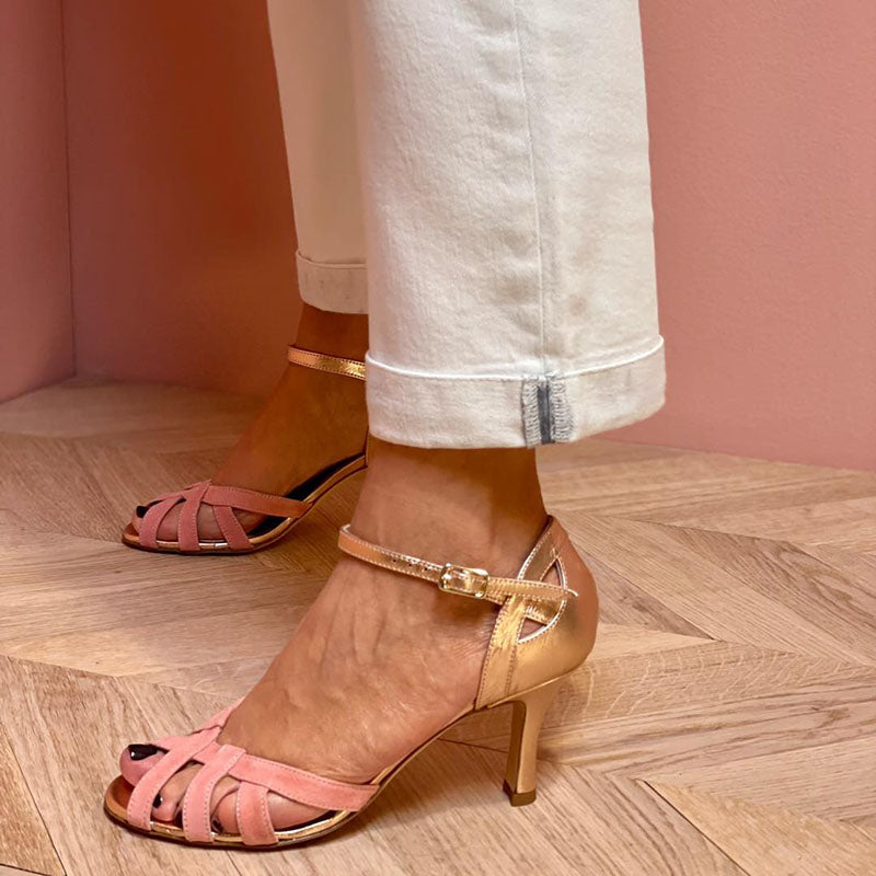 Turn Heads in Color Block Heels