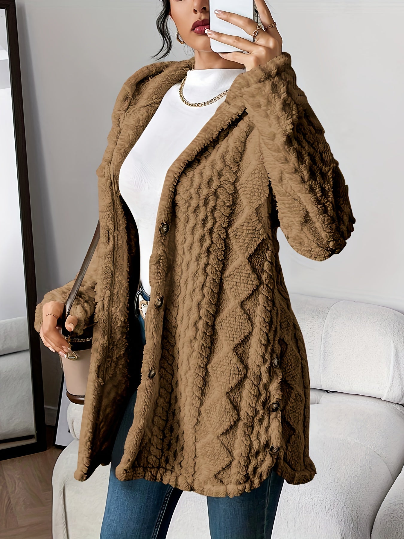Cozy-Fleece Cardigan