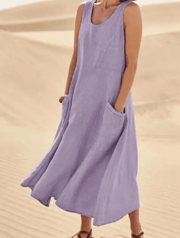 Versatile Comfort Midi Dress