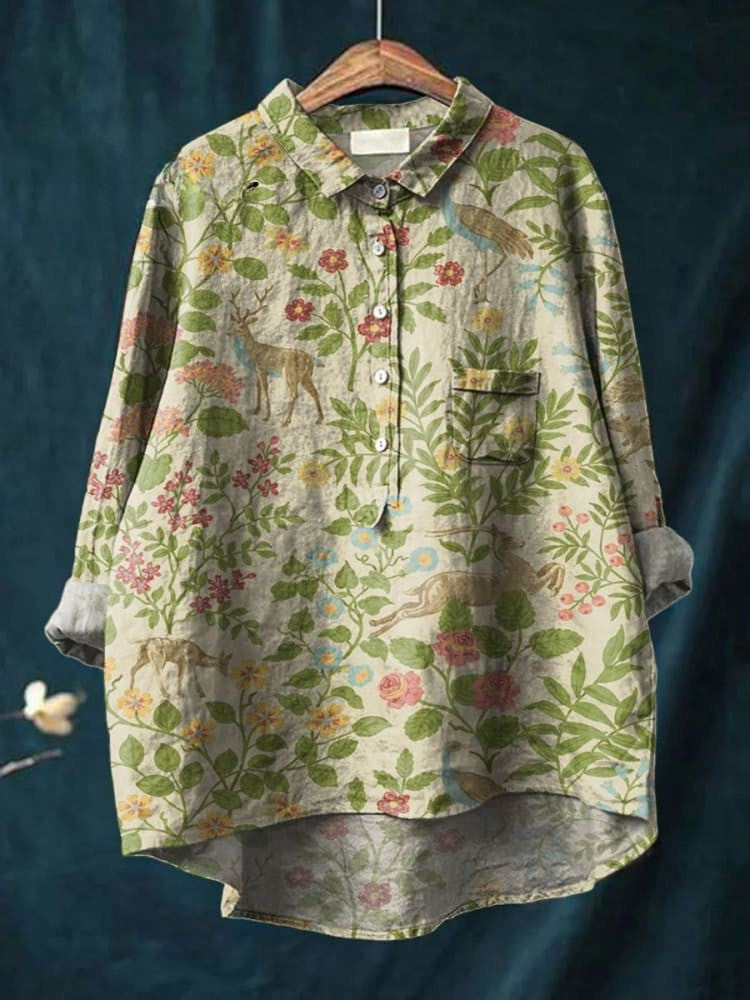 Sunshine Floral Comfort Shirt
