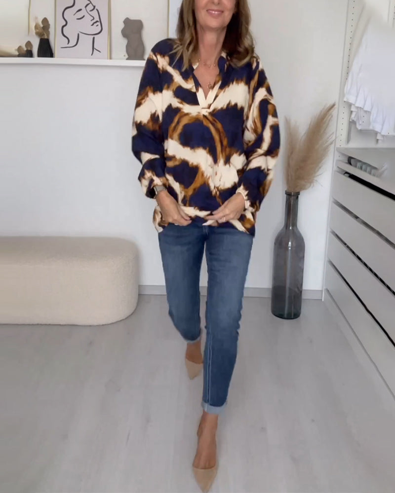 Effortless Elegance V-Neck Top