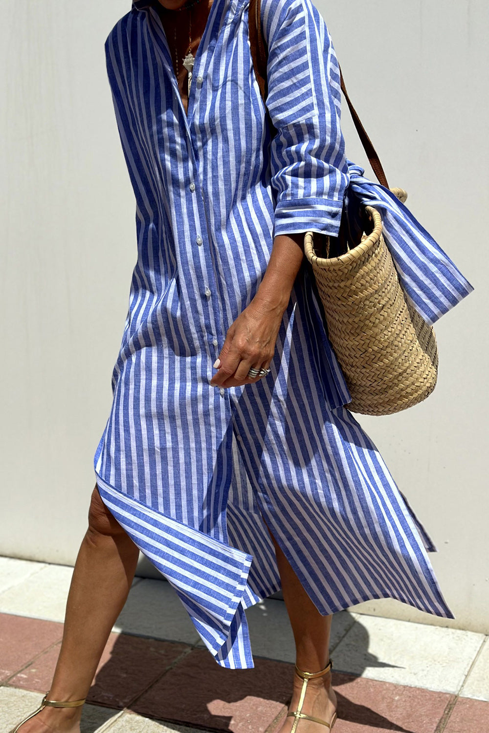 Chic-Comfort Striped Dress