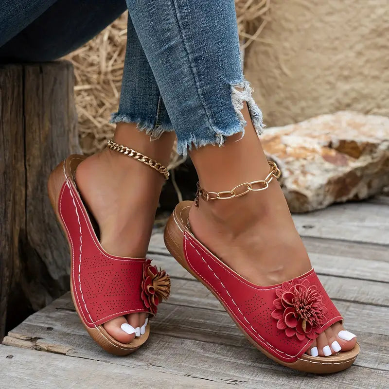 All-Day Floral Comfort Sandals