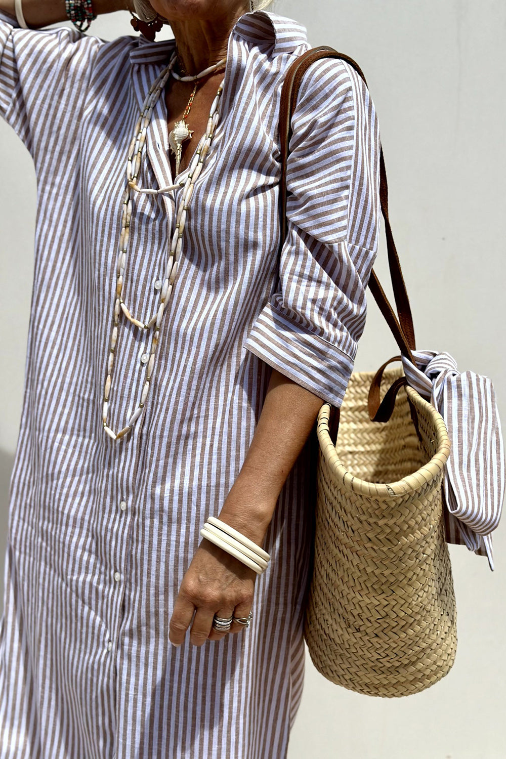 Chic-Comfort Striped Dress