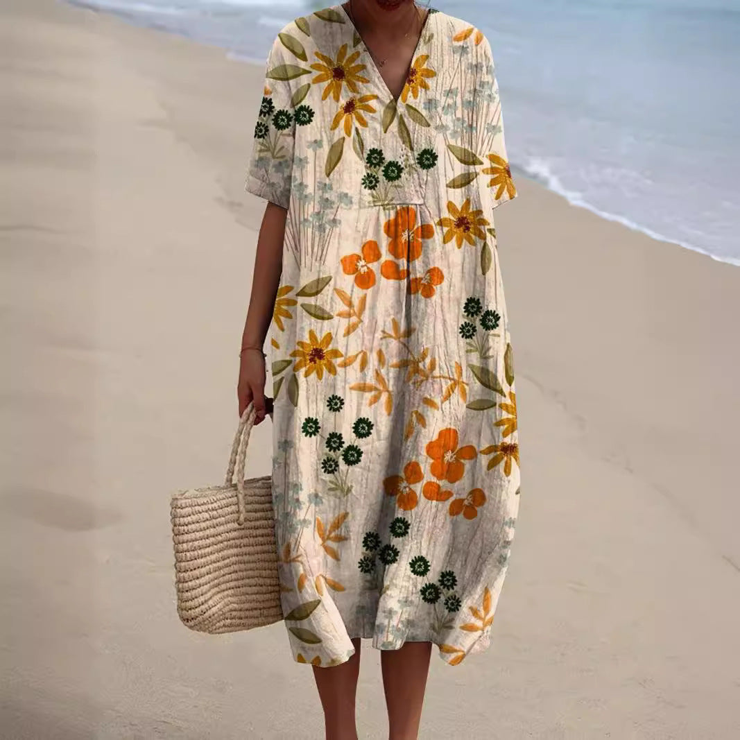 All-Day Radiant Floral Dress