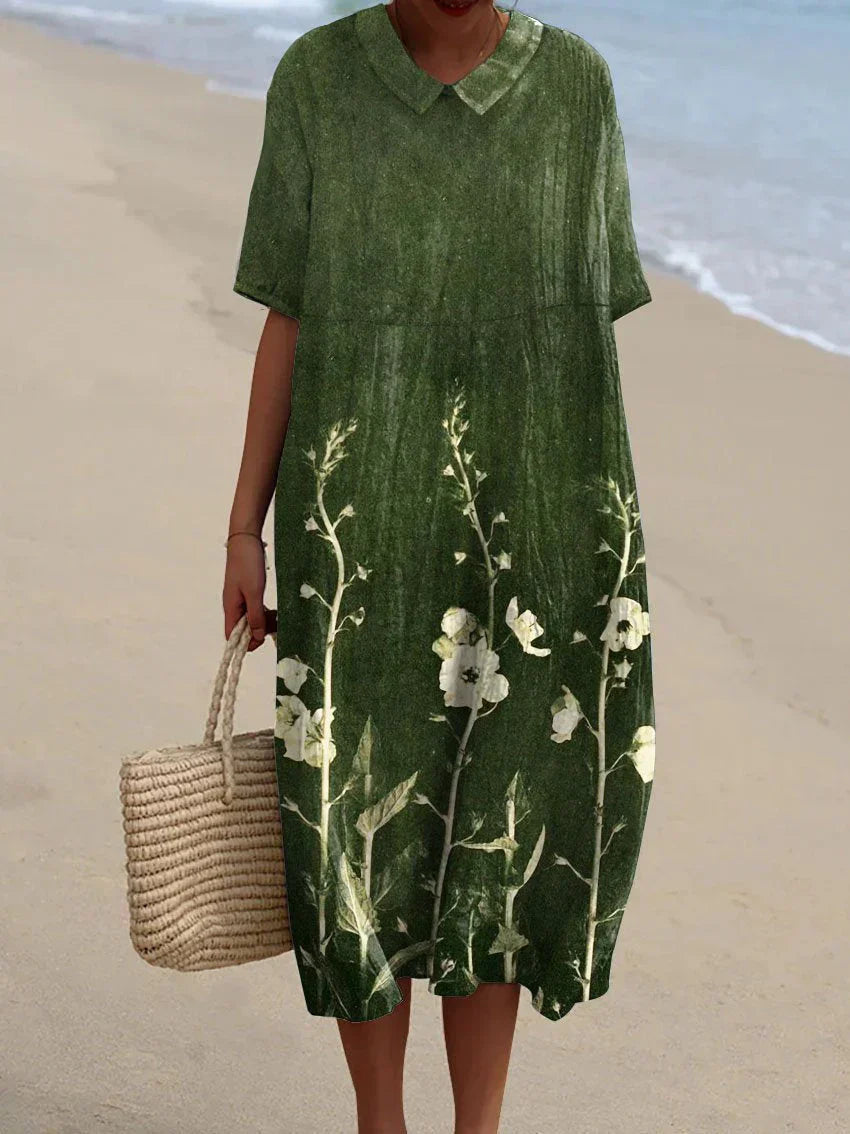 All-Day Radiant Floral Dress