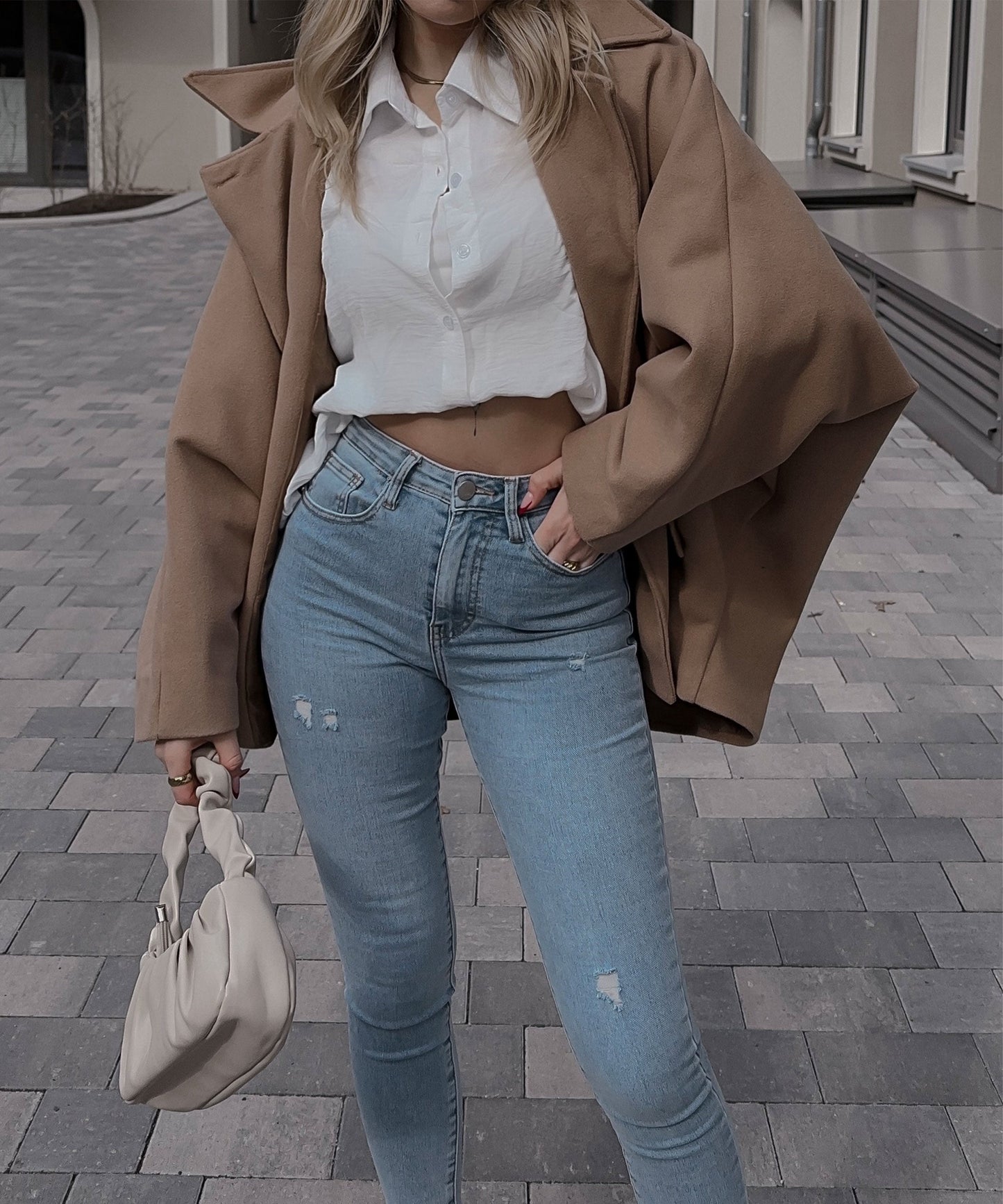 Elegant Balloon Sleeve Blouse