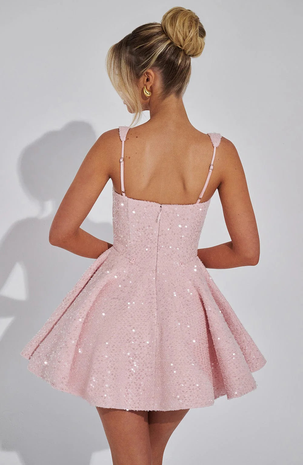 Elegant Mini Dress for Shimmering Twirls