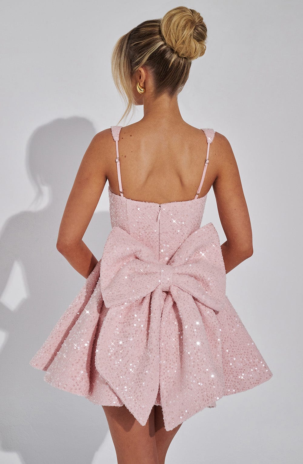 Elegant Mini Dress for Shimmering Twirls