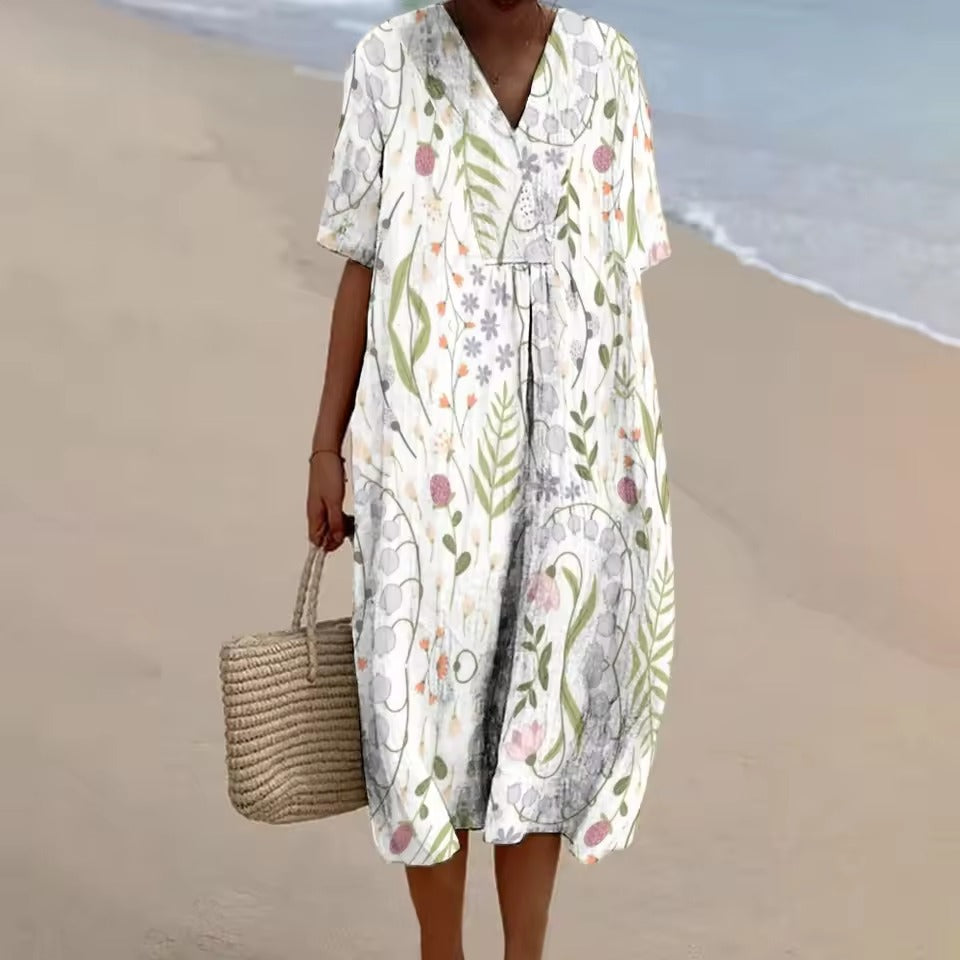 Effortlessly Cool Linen Dress