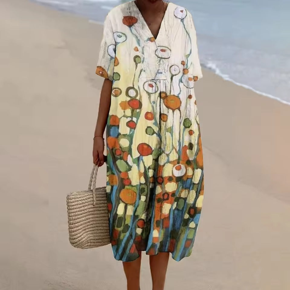 Effortlessly Cool Linen Dress
