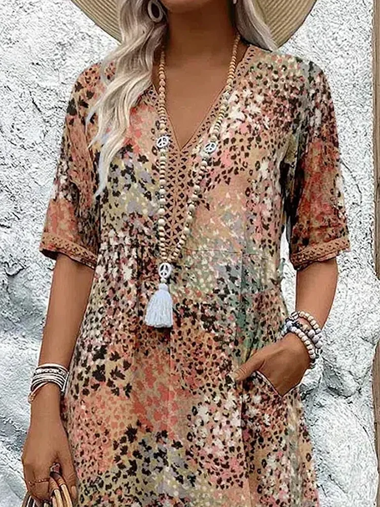 Vibrant Midi Dress